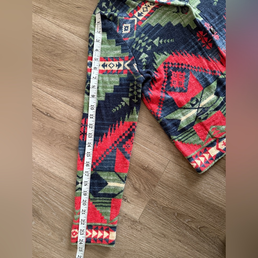 Ralph Lauren Denim Supply Aztec Southwest Navajo Cardigan ladies Large - Picture 4 of 6